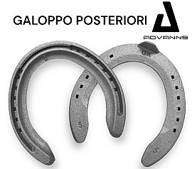 24 Farrier EVOLUTION Galoppo Alluminio Hind una Clip