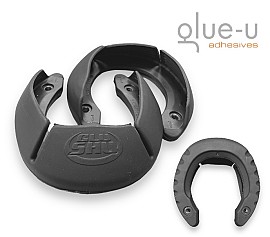 Glue-U GLUSHU Scarpetta in Gomma da incollare Front