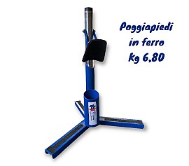 Custom Designe Poggia Piede in Ferro Regolabile con tre Piedi