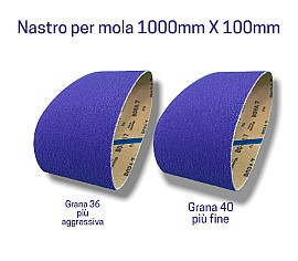 Sol Nastro Mola Ceramico Giallo 1000x100