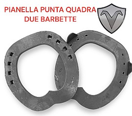 Visani TAVOLA  Pianella in Ferro PUNTA QUADRA Front due Clip