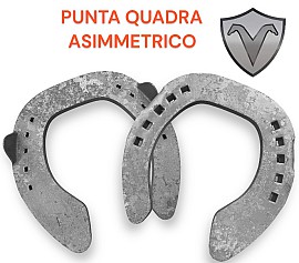 Visani ASIMMETRICO Punta quadra Front due Clip