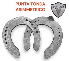 Visani ASIMMETRICO Punta Tonda Front una Clip