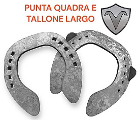 Visani PUNTA QUADRA Tallone a cipolla due Clip Front due Clip