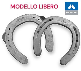 Mustad Ferro LIBERO 20/25X8 Front due clip Punta quadra