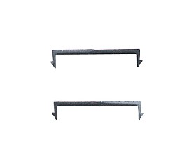 Punti in metallo per chiudere le setole nello zoccolo J&A