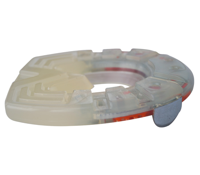 Duplo con inserto Arancione Front due Clip