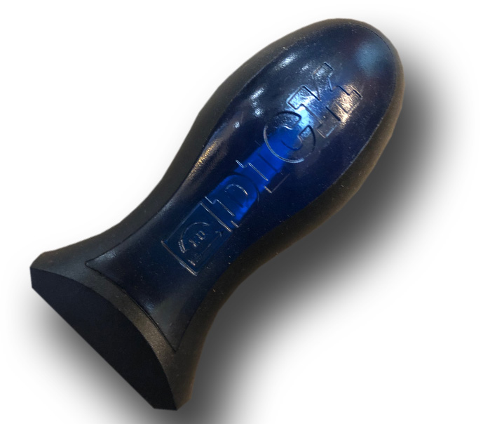 Manico Anatomico Dick Blu e Nero