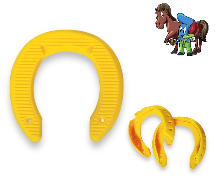 IRON BLOCK Ferri in Gomma da Incollare Front