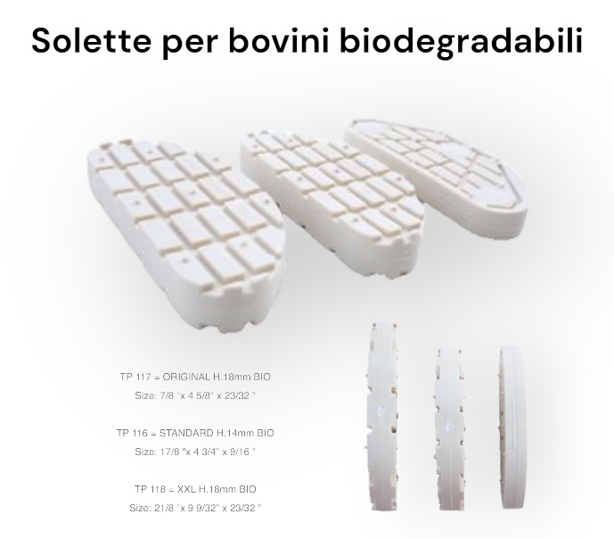 Tecnoplastica TP-Block Standard BIO per unghioni Bovini