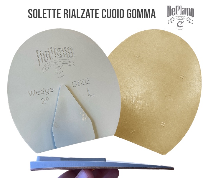 DePlano Fusion Cuoio Gomma Frog Support Pads WEDGE 2