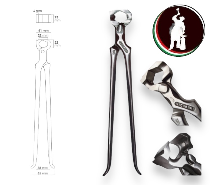 Taglia Chiodi con Magnete Testa ad Incudine ICAR