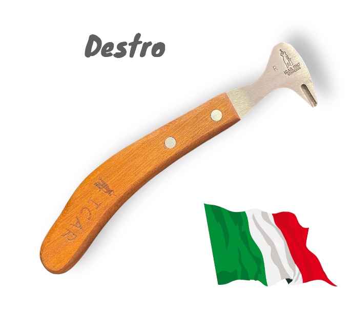 Icar Incassino Wood Handle manico in Legno destrorsi
