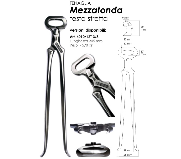 Icar Tenaglia  Mezza Tonda Testa Stretta_1