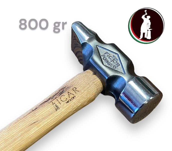 SCONTO 10% Martello Penna Traversa  Icar con manico Hickory