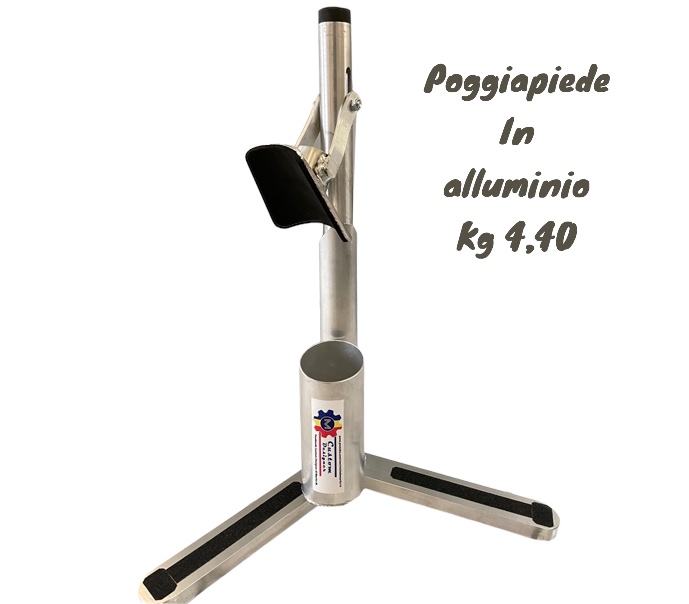 Custom Designe Poggia Piede Alluminio Regolabile con tre Piedi