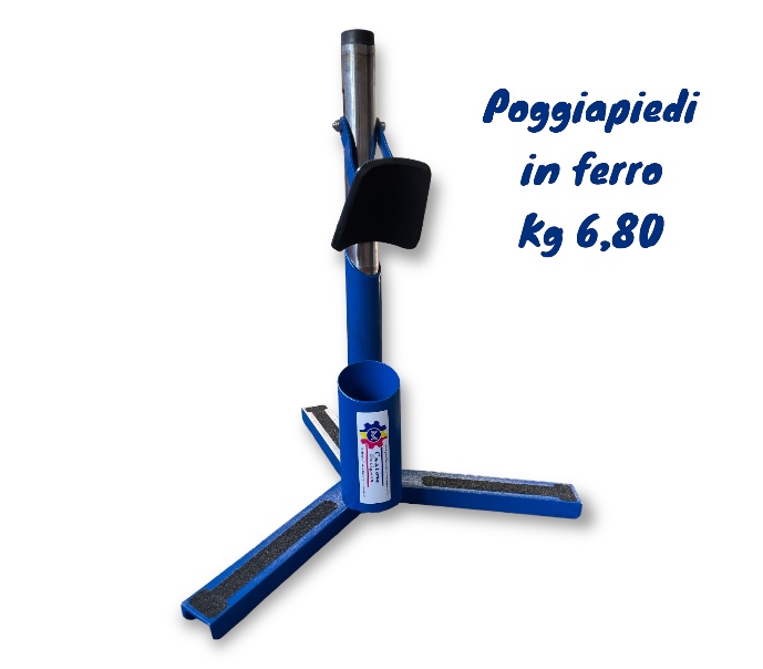 Custom Designe Poggia Piede in Ferro Regolabile con tre Piedi