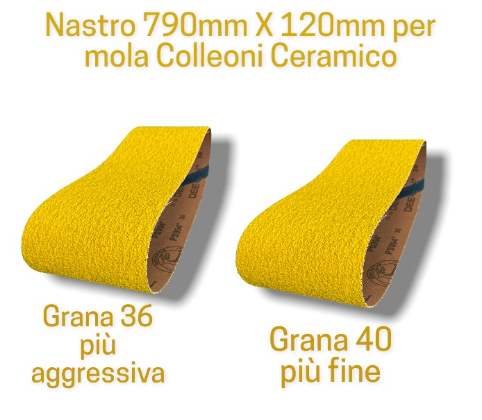 Sol Nastro Mola Ceramico Giallo 790x120