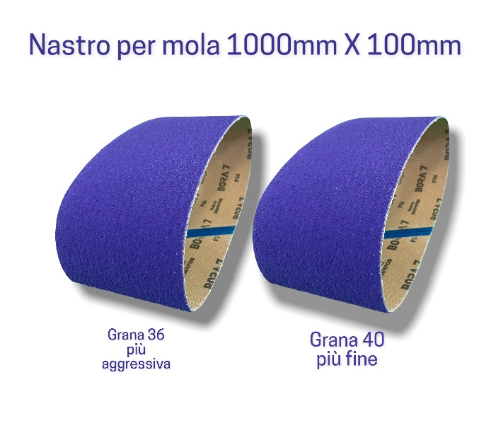 Sol Nastro Mola Ceramico Giallo 1000x100