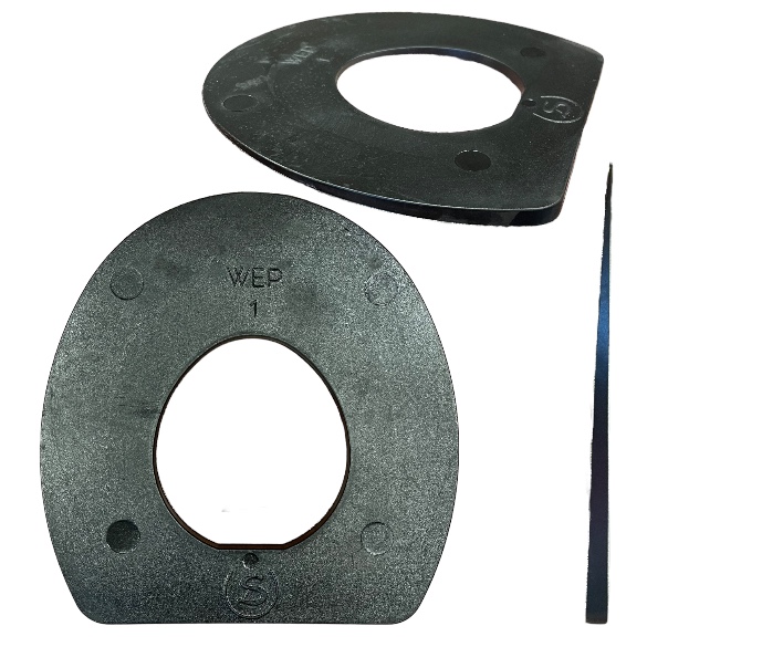 Double S Solette in Gomma Apertura Centrale Rialzata WEP