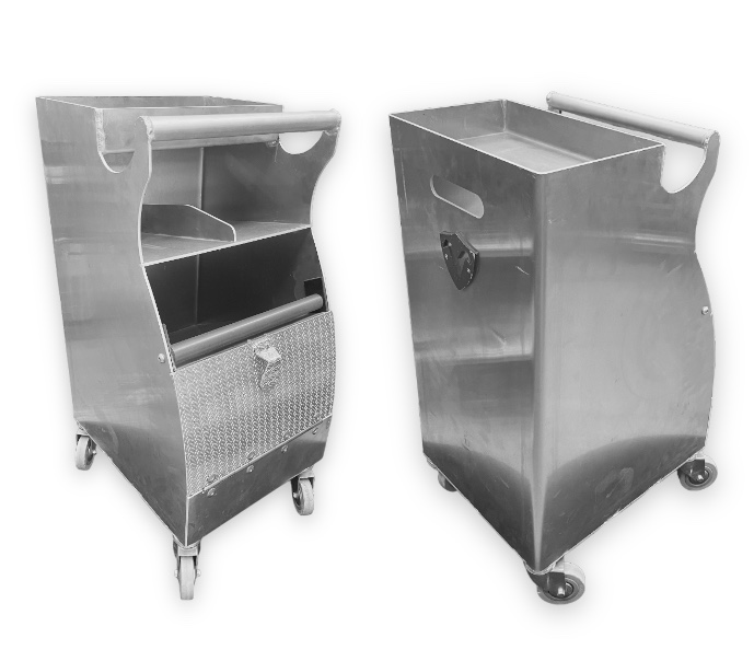 Visani Carrello in Alluminio