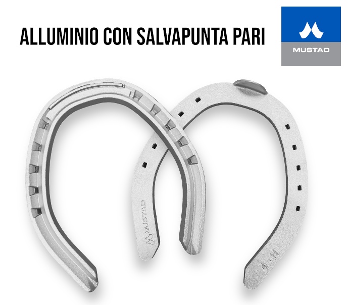 Mustad SALVAPUNTA PARI rigato Trotto Alluminio Hind