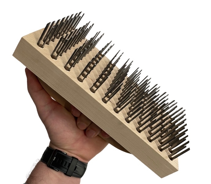 Spazzola per  pulire il ferro di cavallo