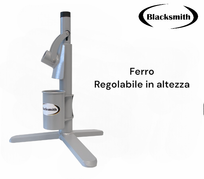 Cavalletto Poggia Piede BLK Ferro Regolabile 3 Piedi